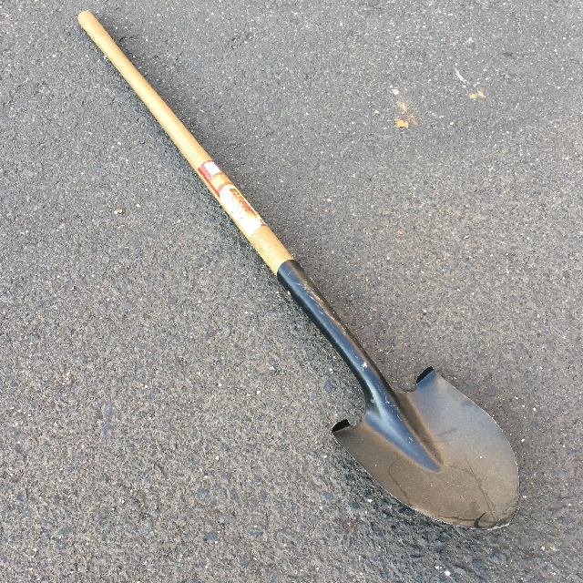 TOOL, Shovel Long Handle - Black Metal